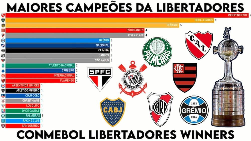 Jogadores brasileiros com mais títulos de Libertadores