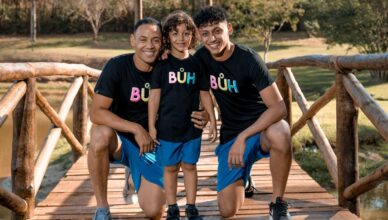 Jogador Ricardo Oliveira, com os filhos Guilherme e Antony - Foto: Mahfilms - @mah.films